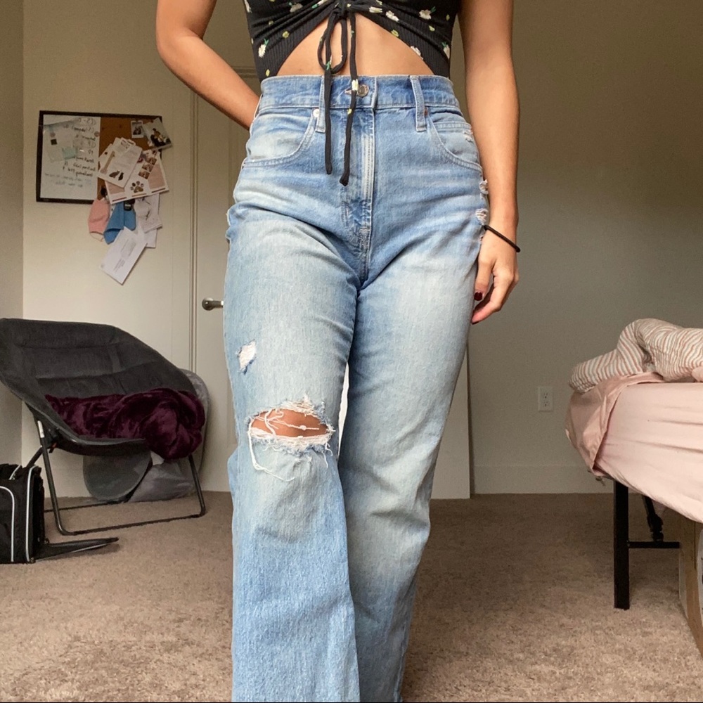 Ankle flare jeans